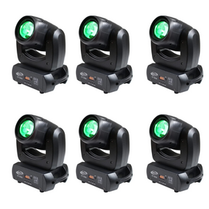 KIT COM 06 UN. Mini Moving Head Spot 100W ST- S606