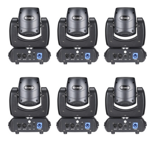 KIT COM 06 UN. Mini Moving Head Spot 100W ST- S606