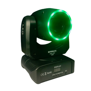 Par de Mini Moving Dmx 100w Rgbw Com Borda Led (2 unidades)