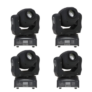 KIT C/ 4 Mini Moving Head Spot 60W - 110V/220V BRY 1913 - BRIWAX
