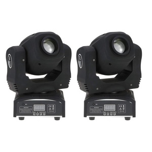 KIT C/ 2 Mini Moving Head Spot 60W - 110V/220V BRY 1913 - BRIWAX