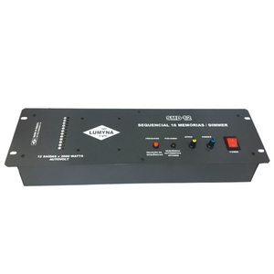 SMD12 - Sequencial Dimmer 12 canais X 2000W - Lumyna Light